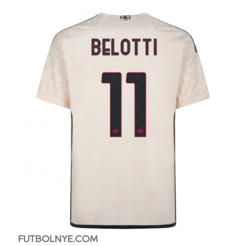 Camiseta AS Roma Andrea Belotti #11 Visitante Equipación 2023-24 manga corta